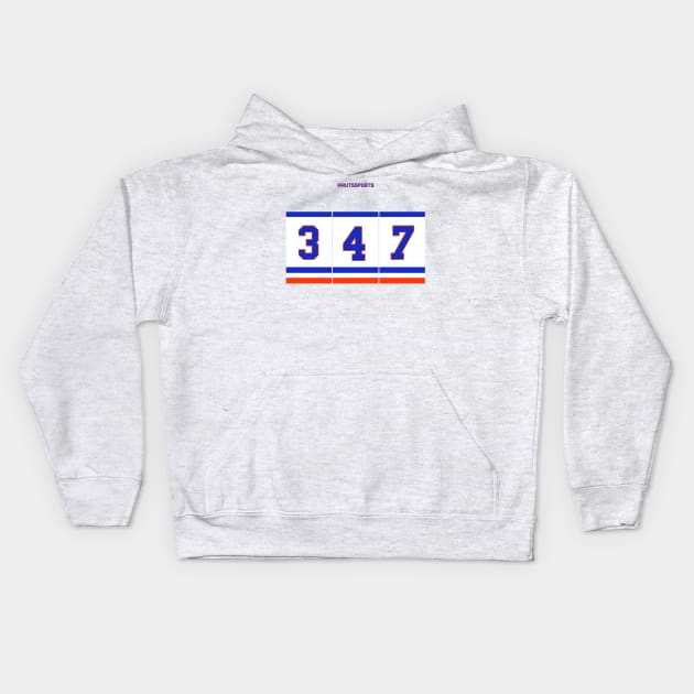 Rep Your Area Code (NYI 347) Kids Hoodie by RUTSSports